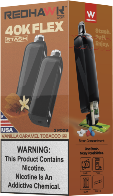 Vanilla Caramel Tobacco Replacement Pod Redhawk Single 2pk