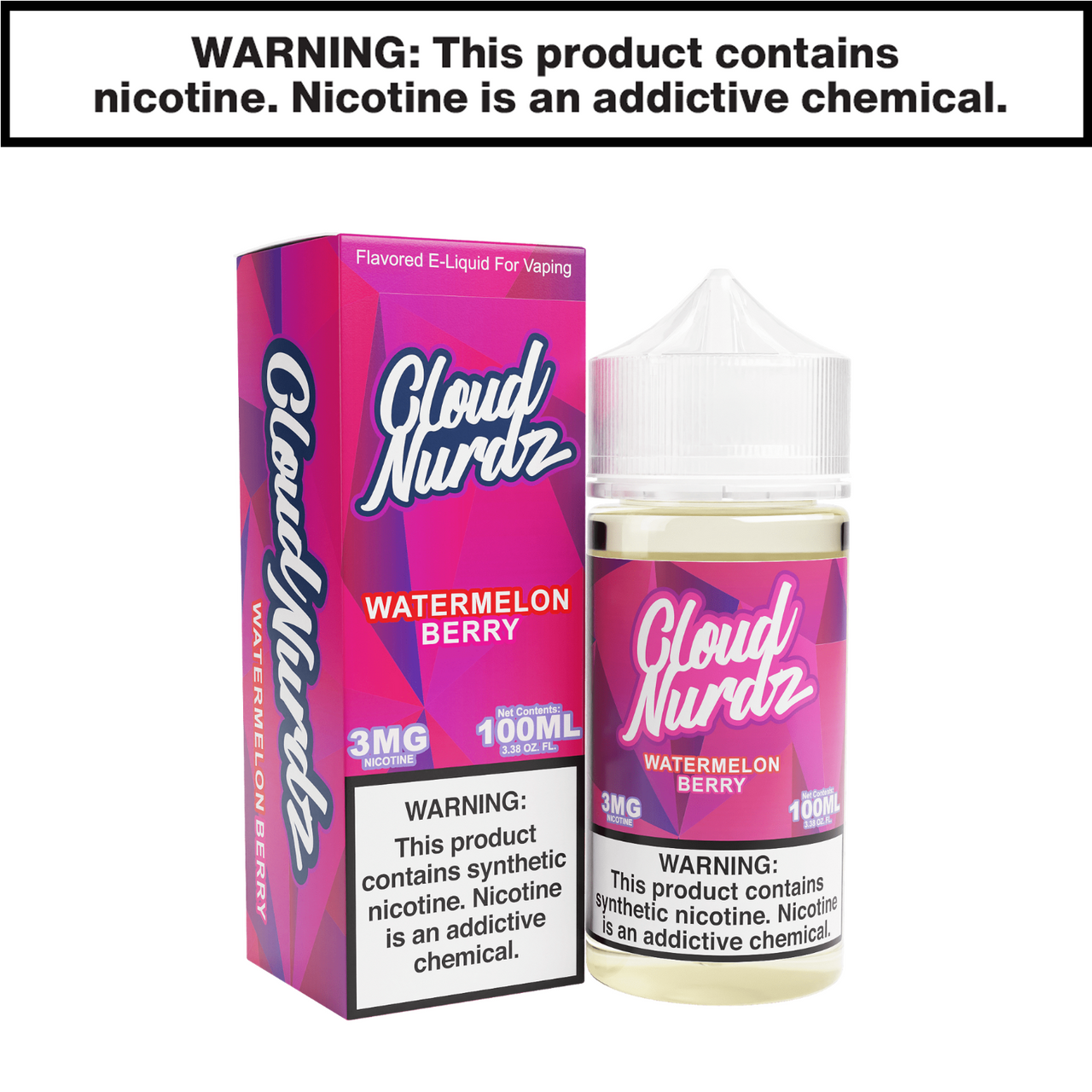 Watermelon Berry Freebase Cloud Nurdz eJuice 