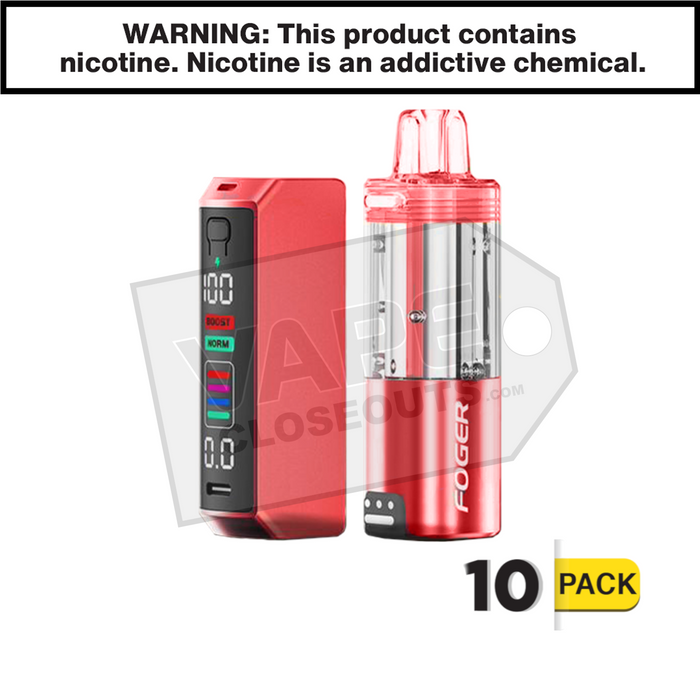 Watermelon Ice Foger Switch Pro Starter Kit Disposable Vape 10 pack