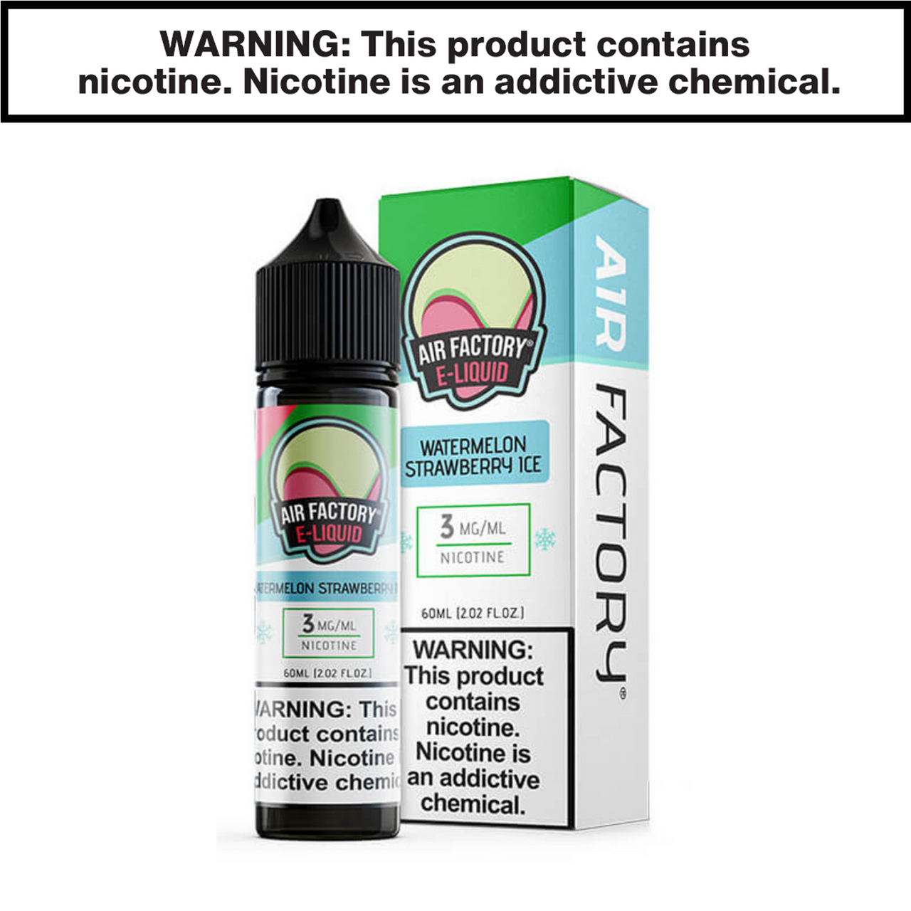 Watermelon Strawberry Ice Freebase Air Factory eJuice