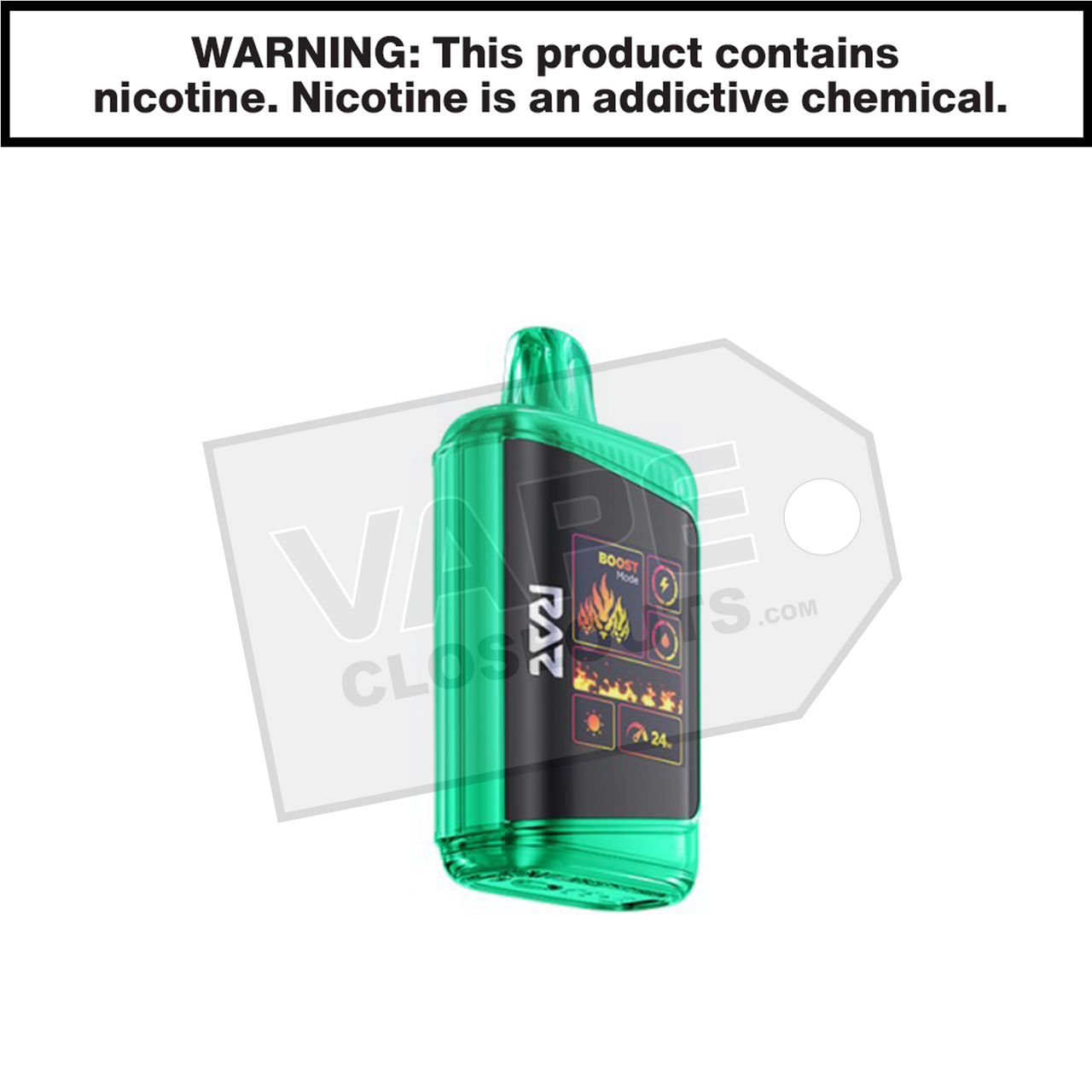 Wintergreen RAZ DC25000 Vape