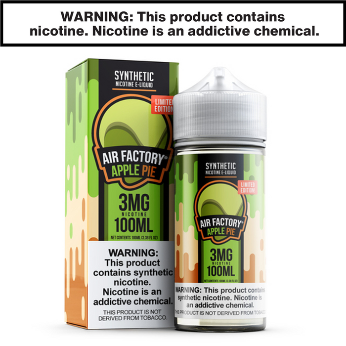   air factory freebase apple pie 100ML ejuice