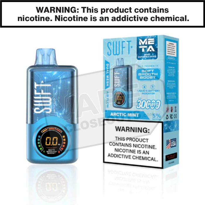 Arctic Mint SWFT Meta 30K Disposable Vape Arctic Mint SWFT Meta 30K Disposable Vape