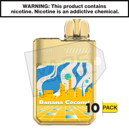 Banana Coconut Geek Bar Digiflavor Lush 20K Disposable Vape 10 pack