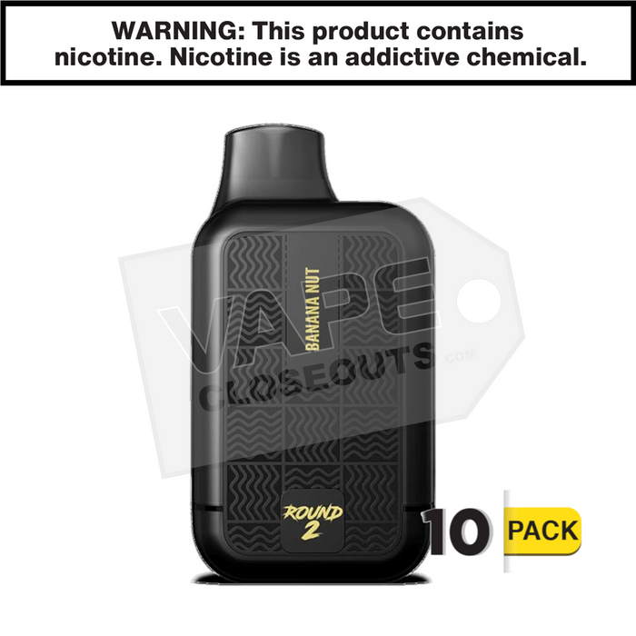 BANANA NUT Tyson Vape Round 2 Disposable by Mike Tyson BANANA NUT Tyson Vape Round 2 Disposable by Mike Tyson