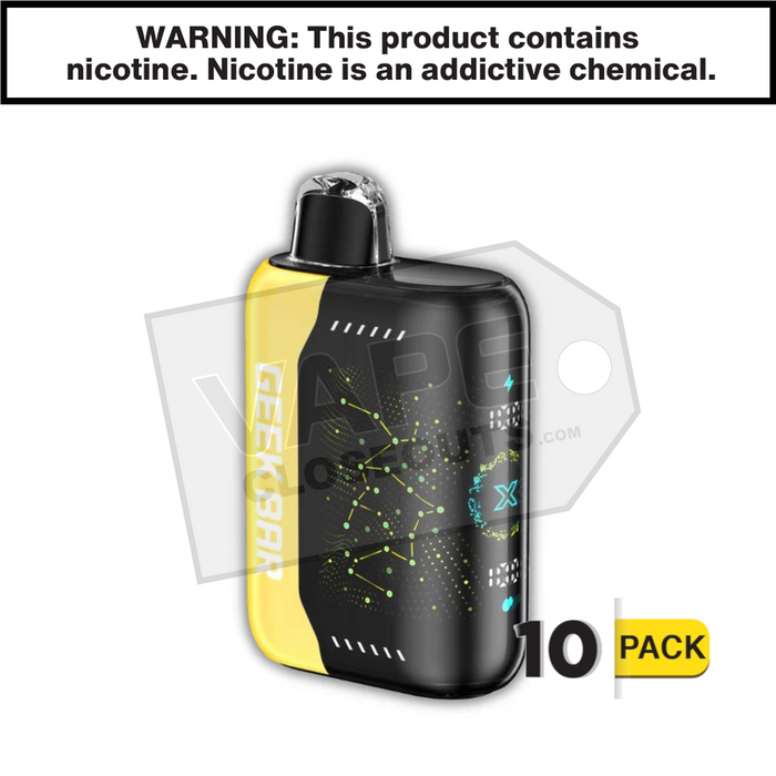 Frozen Geek Bars Flavors Banana Taffy Freeze Geek Bar Pulse X 25K Disposable Vape Frozen Geek Bars Flavors Banana Taffy Freeze Geek Bar Pulse X 25K Disposable Vape
