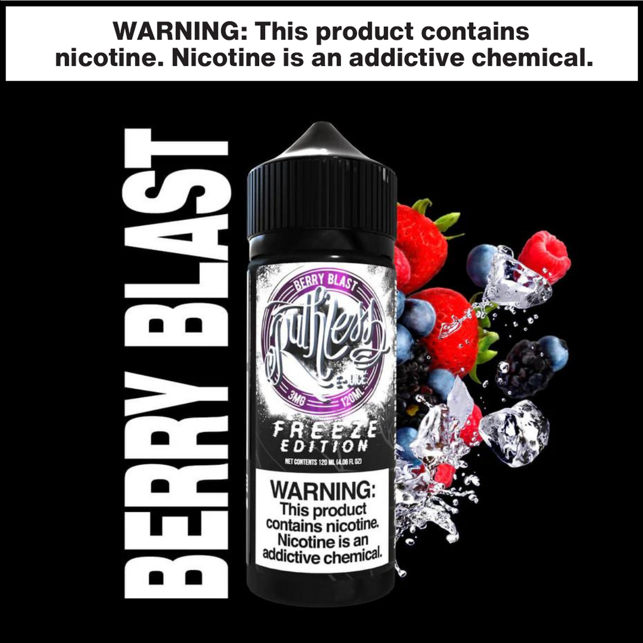 Berry Blast Ruthless eJuice 120mL Freebase