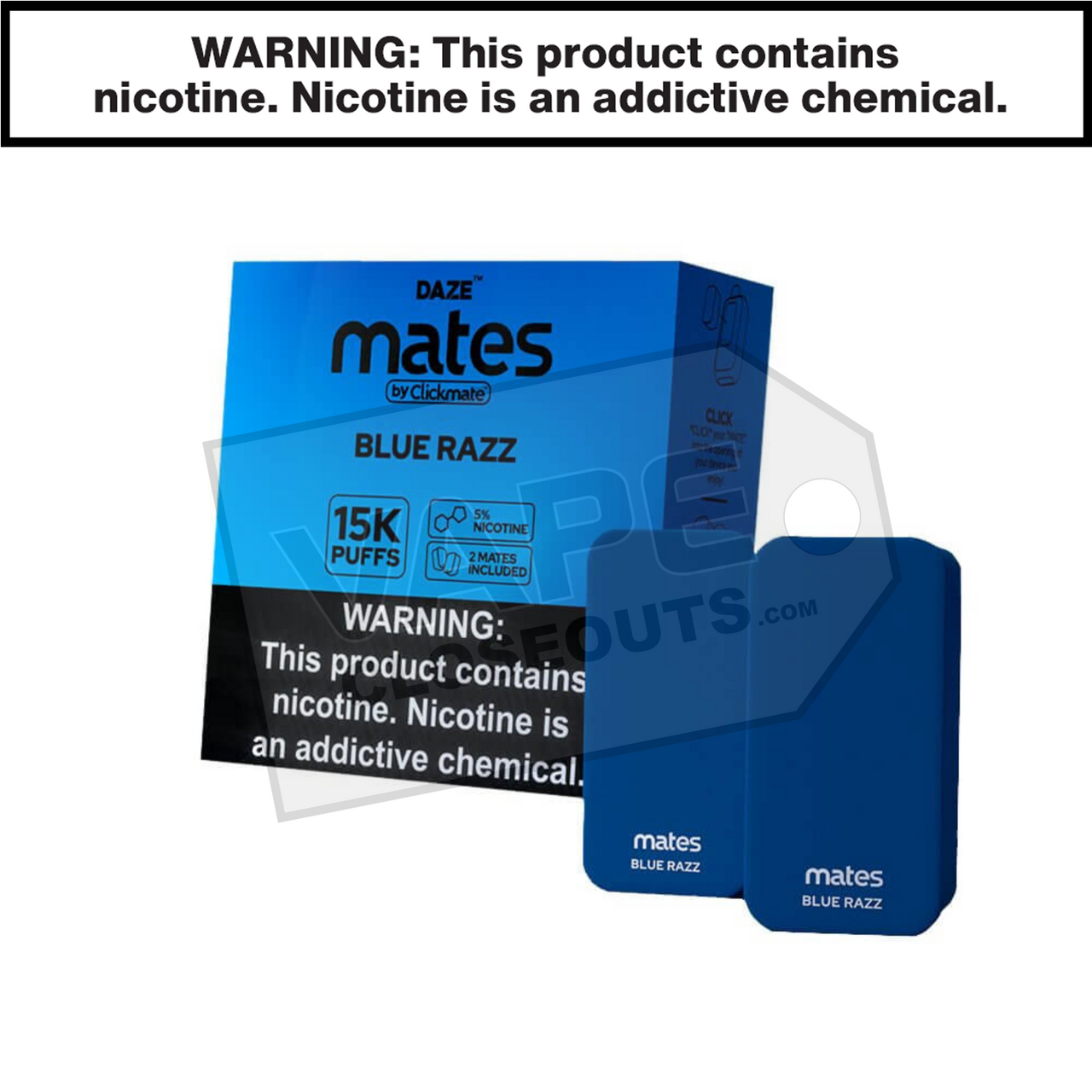 Blue Razz Clickmate Pre-Filled Mates Pods