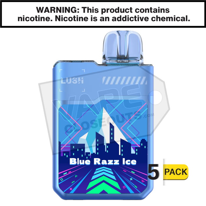 Blue Razz Ice Geek Bar Digiflavor Lush 20K Disposable Vape Blue Razz Ice Geek Bar Digiflavor Lush 20K Disposable Vape