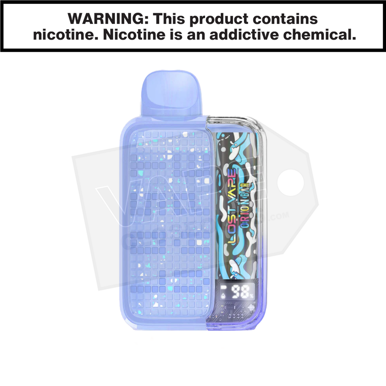 Blue Razz Ice Orion Bar 10000 Lost Vape Disposable