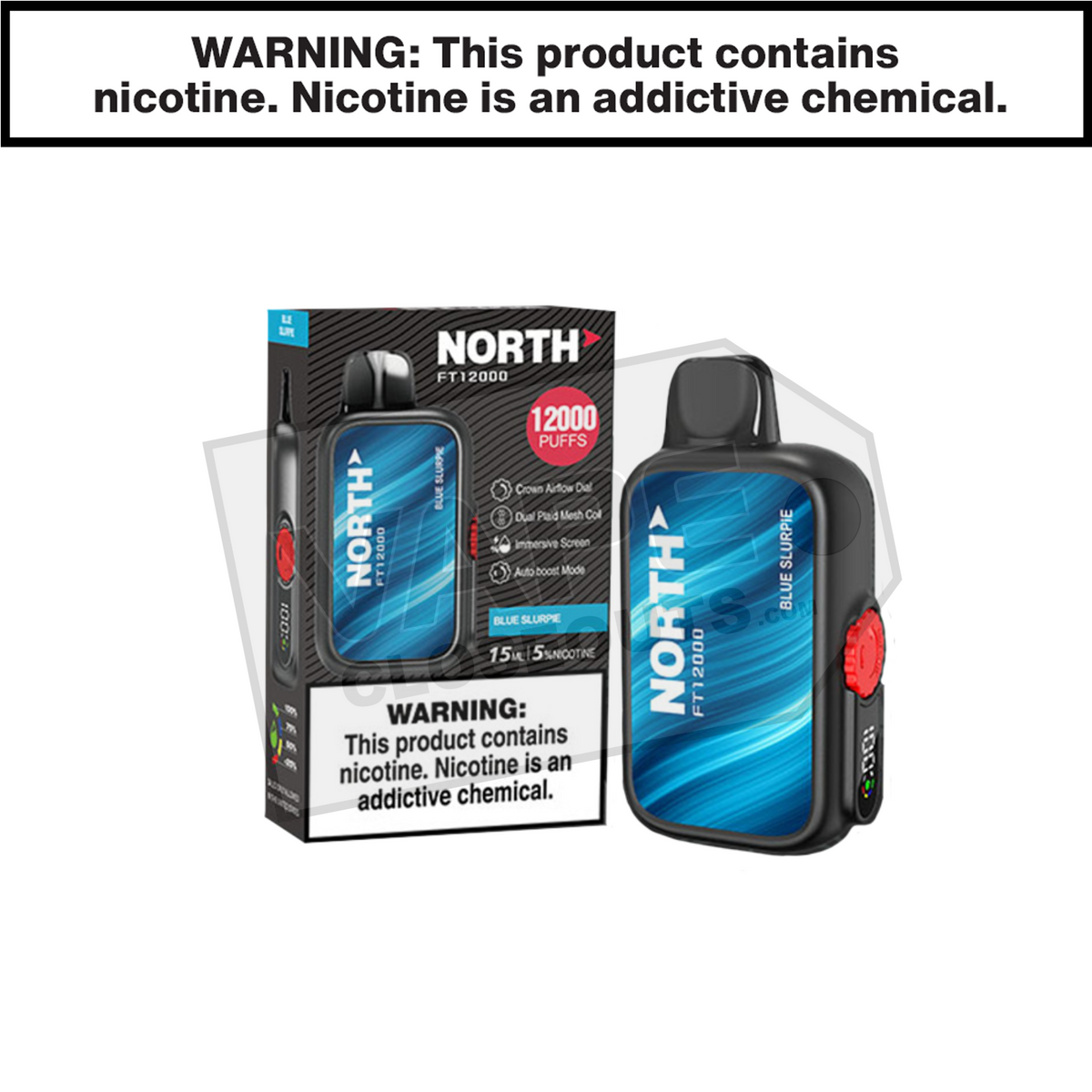 Blue Slurpie North FT12000 Disposable Vape Blue Slurpie North FT12000 Disposable Vape