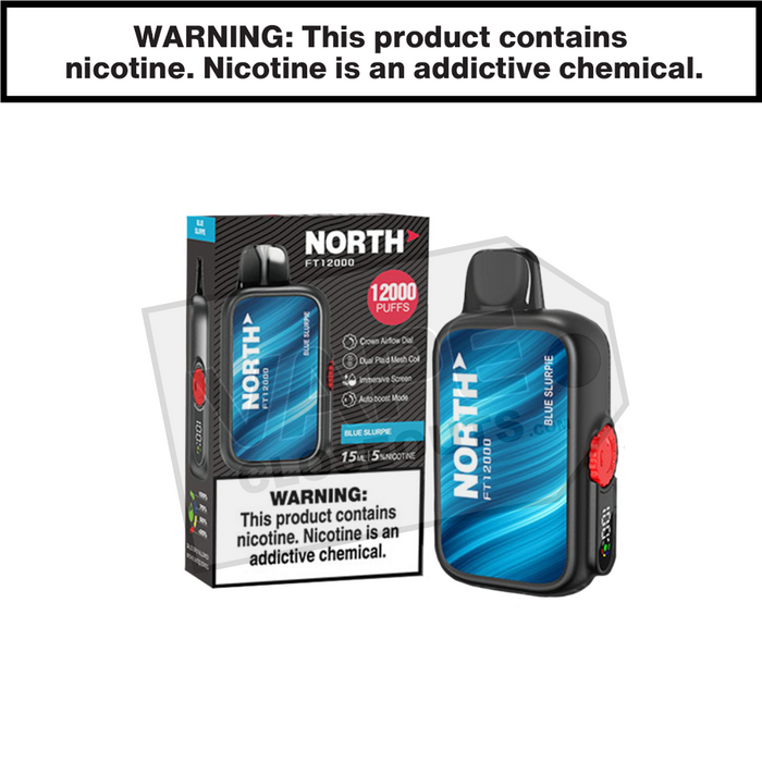 Blue Slurpie North FT12000 Disposable Vape Blue Slurpie North FT12000 Disposable Vape