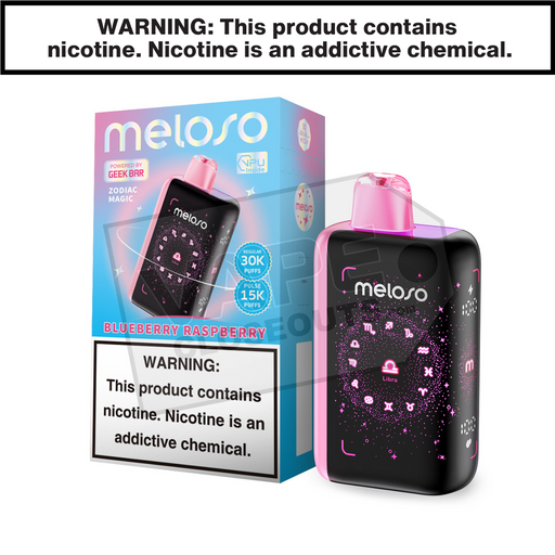 Blueberry Raspberry Geek Bar Meloso 30K Disposable Vape
