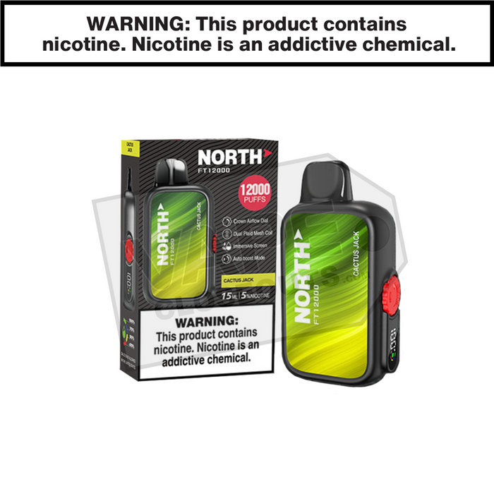 Cactus Jack North Vape Flavor Cactus Jack North FT12000 Disposable Vape North FT12000 15ML 12000 Puffs Cactus Jack North Vape Flavor Cactus Jack North FT12000 Disposable Vape North FT12000 15ML 12000 Puffs