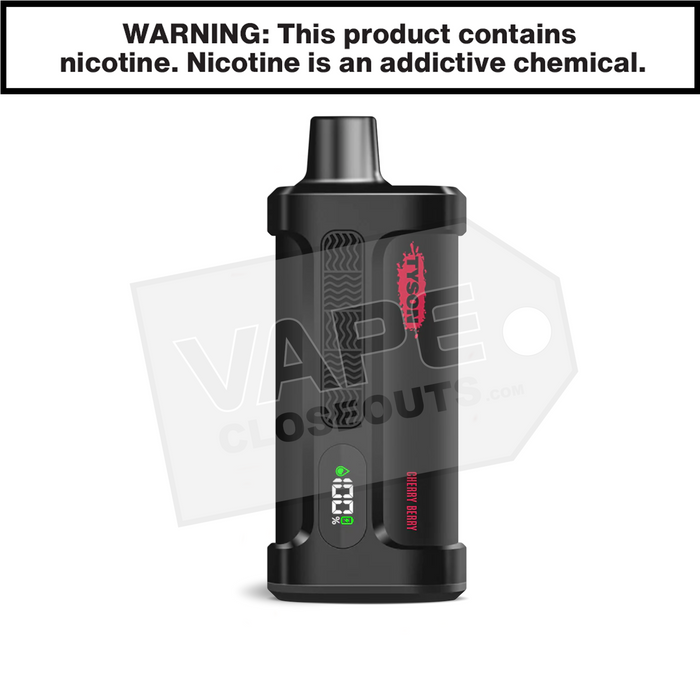 iron mike disposable vape Cherry Berry Tyson 2.0 Iron Mike 15,000 Puff Disposable Vape