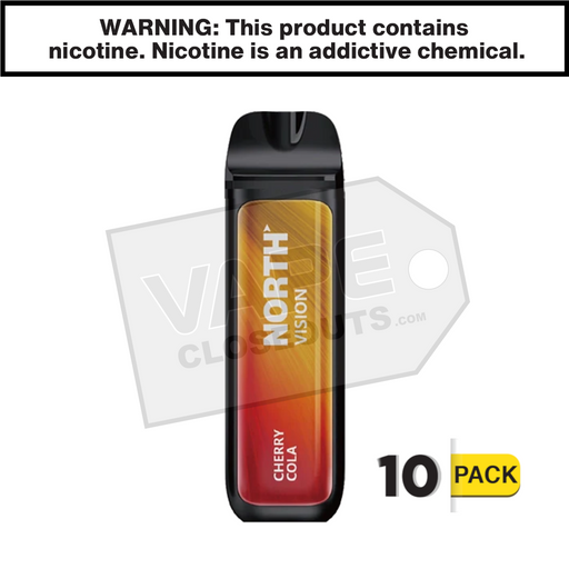 Cherry Cola North Vision 15k Disposable Vape 10 Pack