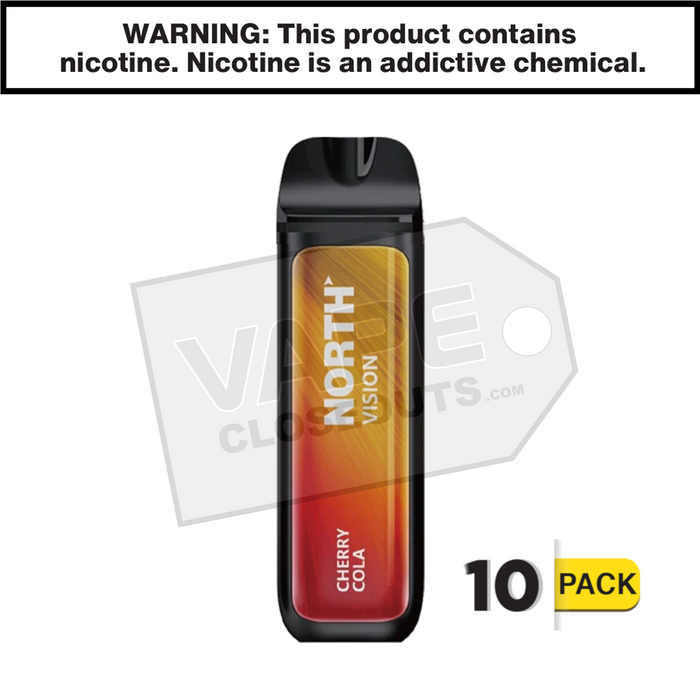 Cherry Cola North Vision 15k Disposable Vape Cherry Cola North Vision 15k Disposable Vape