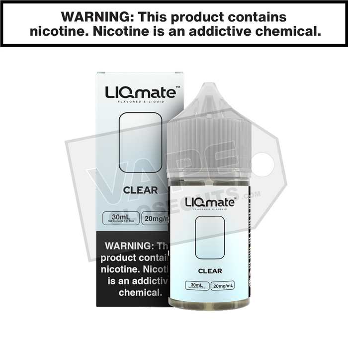 clear 7daze liqmate salt series eliquid 20mg 30ml
