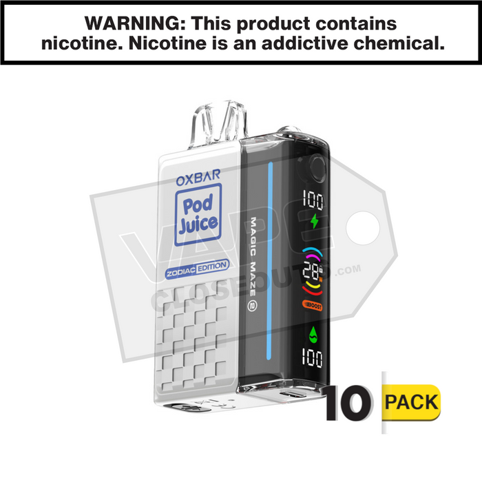 clear blue vape Clear Blue Oxbar Magic Maze 2 30K Disposable Vape