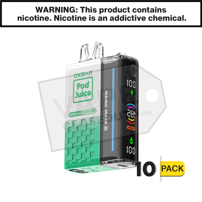 Clear Jewel Oxbar Magic Maze 2 30K Disposable Vape Clear Jewel Oxbar Magic Maze 2 30K Disposable Vape