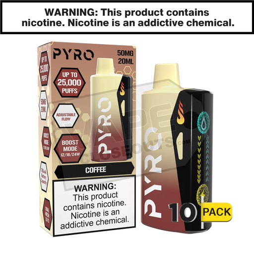 Coffee Pyro Boost 25K Disposable Vape