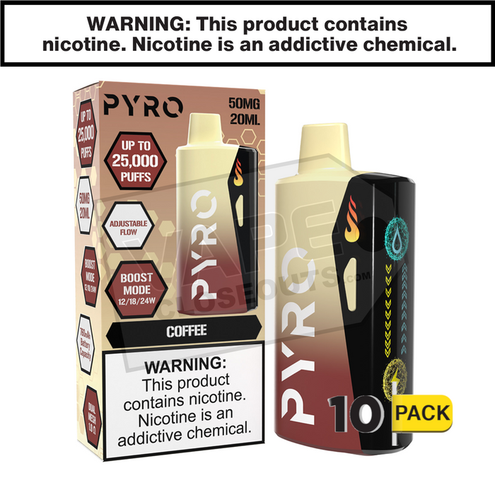 Coffee Pyro Boost 25K Disposable Vape Coffee Pyro Boost 25K Disposable Vape
