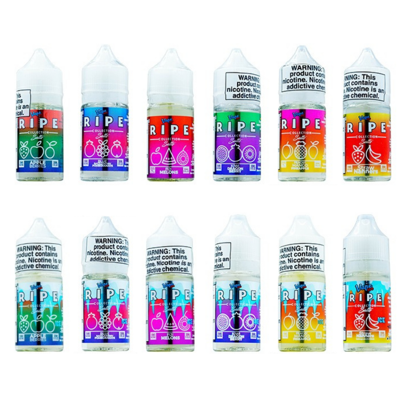 Vape 100 Ripe Ejuice 30mL Salt Nic