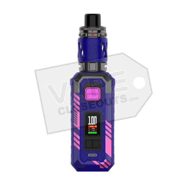 Cyber Blue Vaporesso Armour S 100W Box Mod Starter Kit