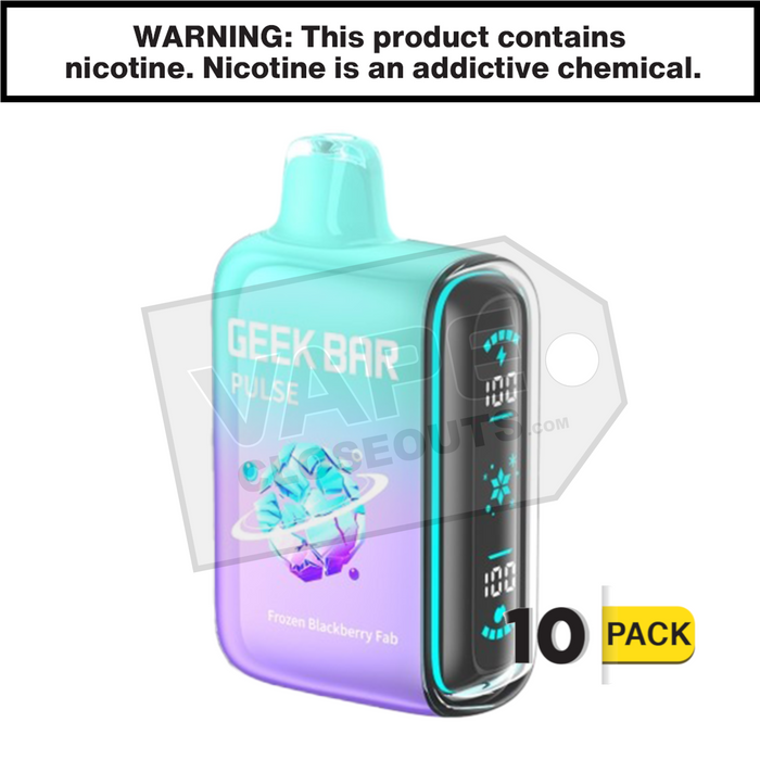 Frozen Blackberry Fab Geek Bar Pulse Disposable Vape Frozen Blackberry Fab Geek Bar Pulse Disposable Vape