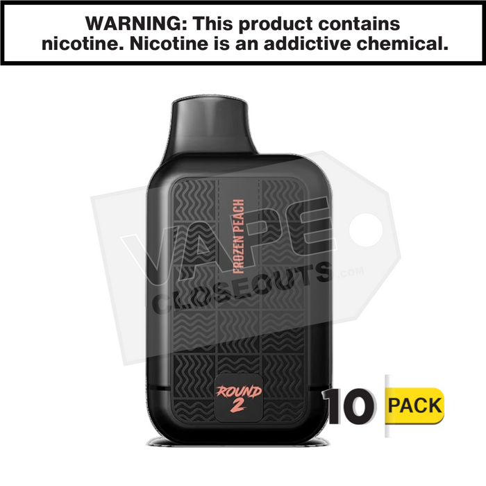 mike tyson disposable vape review Frozen Peach Tyson Vape Round 2 Disposable by Mike Tyson