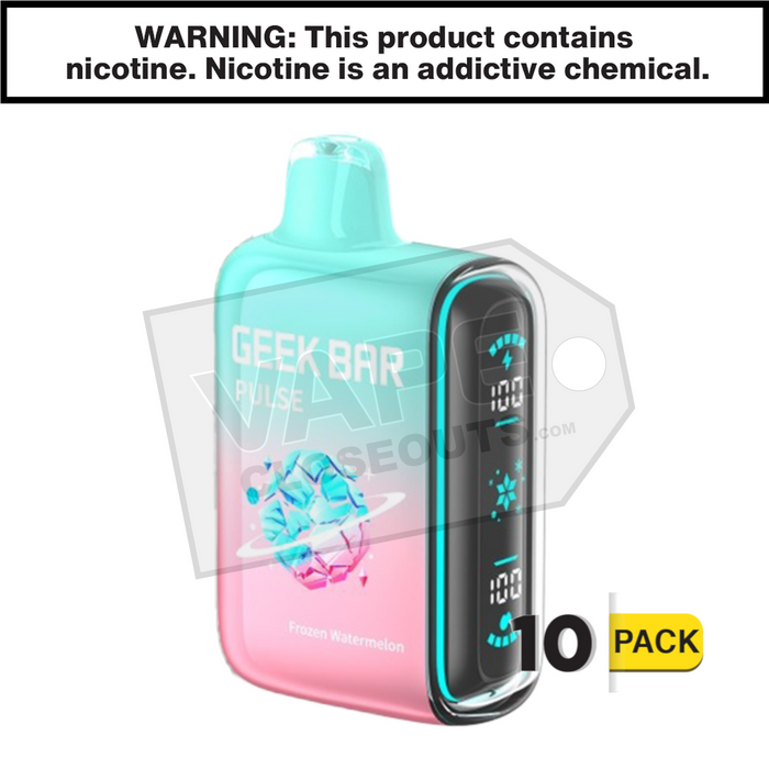 Geek Bar Pulse For Sale Geek Bar Pulse 15000 - Watermelon Ice Disposable - $13.99 - VPRSTS Frozen Watermelon Geek Bar Pulse 15000 Disposable Vape Geek Bar Pulse For Sale Geek Bar Pulse 15000 - Watermelon Ice Disposable - $13.99 - VPRSTS Frozen Watermelon Geek Bar Pulse 15000 Disposable Vape
