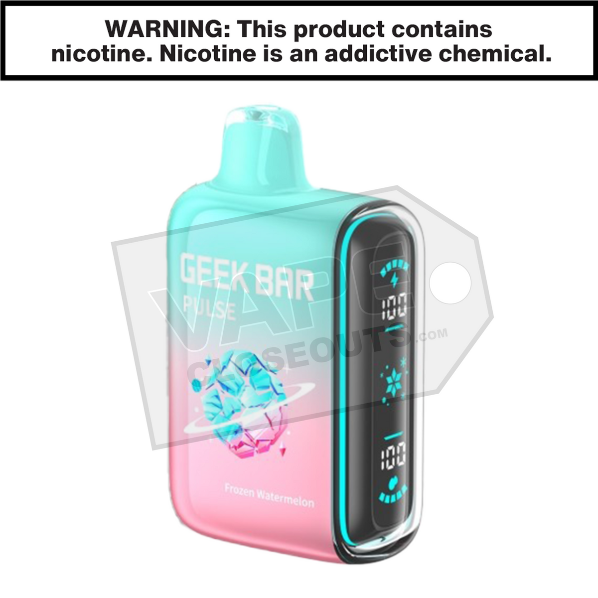 Frozen Watermelon Geek Bar Pulse Disposable Vape Frozen Watermelon Geek Bar Pulse Disposable Vape
