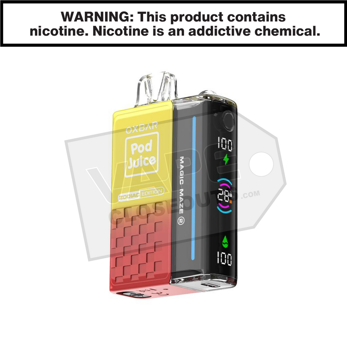 Fruity Pebz Oxbar Magic Maze 2 30K Disposable Vape Fruity Pebz Oxbar Magic Maze 2 30K Disposable Vape