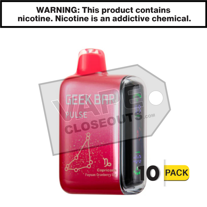 Fuyuan Cranberry Ice Geek Bar Pulse Disposable Vape Fuyuan Cranberry Ice Geek Bar Pulse Disposable Vape
