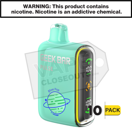 Blow Pop Geek Bar Pulse Disposable Vape Blow Pop Geek Bar Pulse Disposable Vape