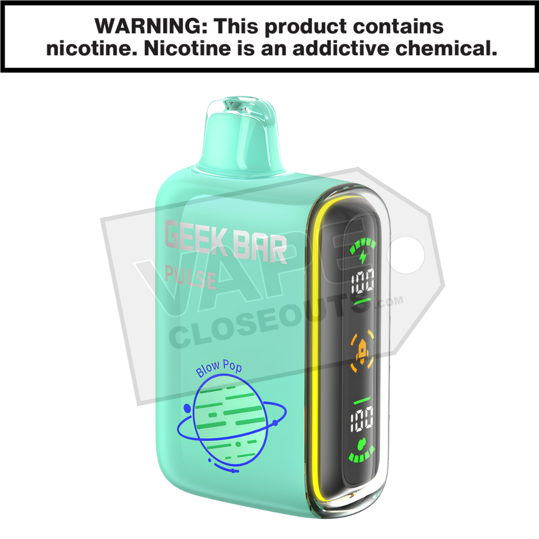 Geek Bar Pulse B Pop Geek Bar Pulse X 25K Zero Nicotine Disposable .98 Geek Bar Pulse B Pop Geek Bar Pulse X 25K Zero Nicotine Disposable .98