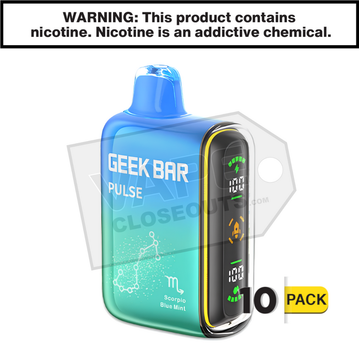 Blue Mint Geek Bar Pulse Disposable Vape Blue Mint Geek Bar Pulse Disposable Vape