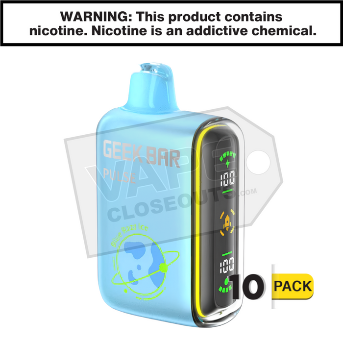 Blue Razz Ice Geek Bar Pulse Disposable Vape Blue Razz Ice Geek Bar Pulse Disposable Vape