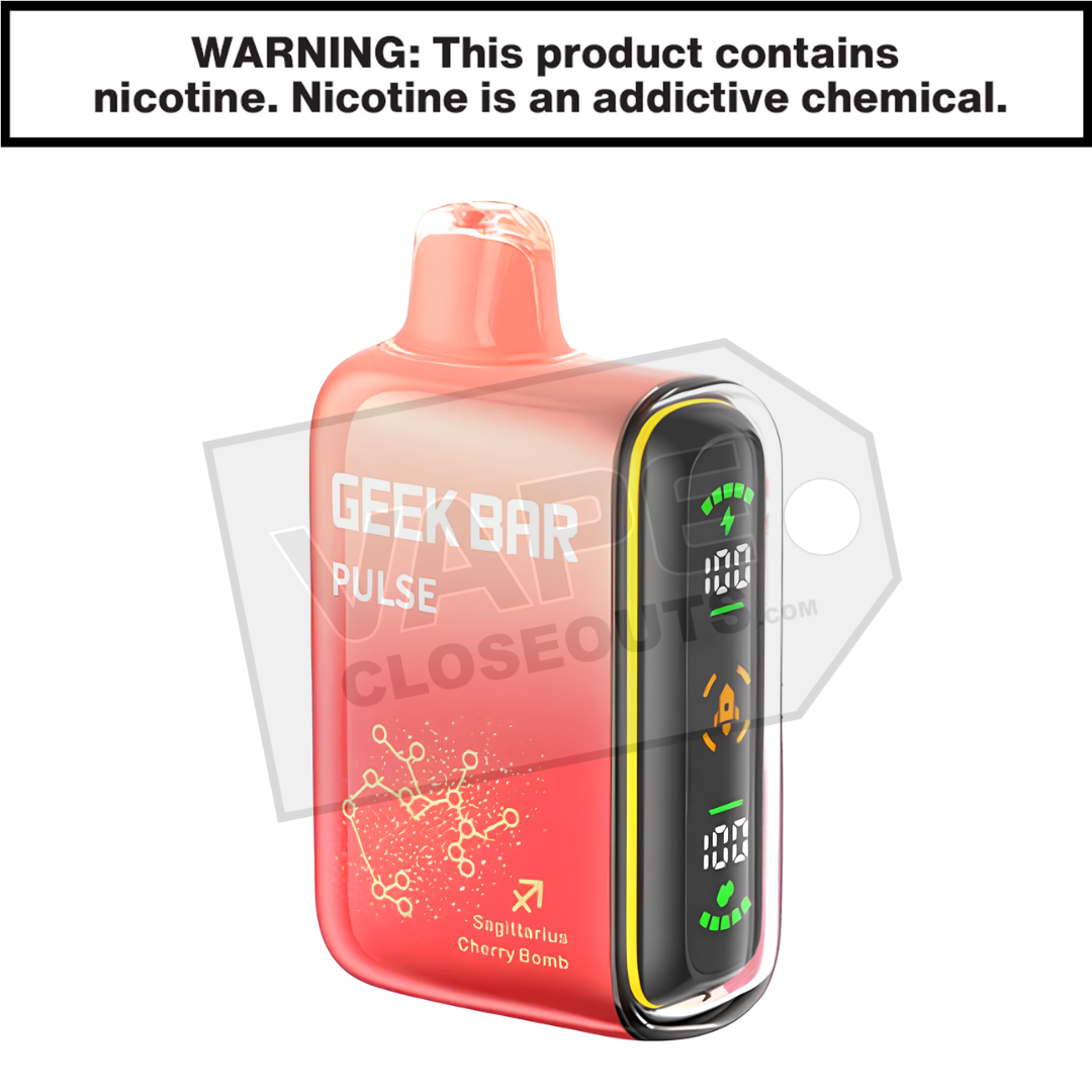 geek bar pulse cherry Bomb Disposable Vape frozen vape Color:Lava Geek Bar Pulse Best