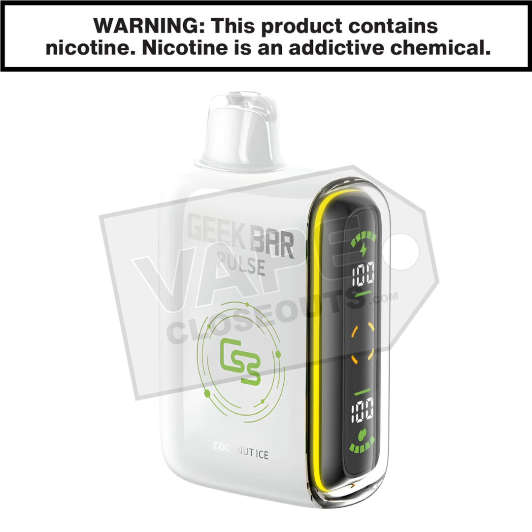 Coconut Ice Geek Bar Pulse Disposable Vape Coconut Ice Geek Bar Pulse Disposable Vape