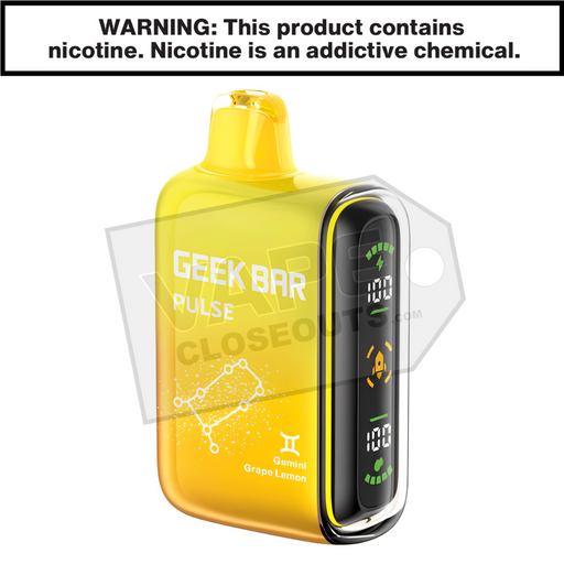 Geek Bar Pulse Grape Lemon Disposable Vape