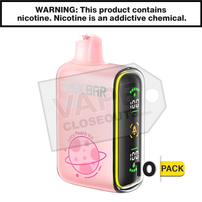 Juicy Peach Ice Geek Bar Pulse Disposable Vape Juicy Peach Ice Geek Bar Pulse Disposable Vape