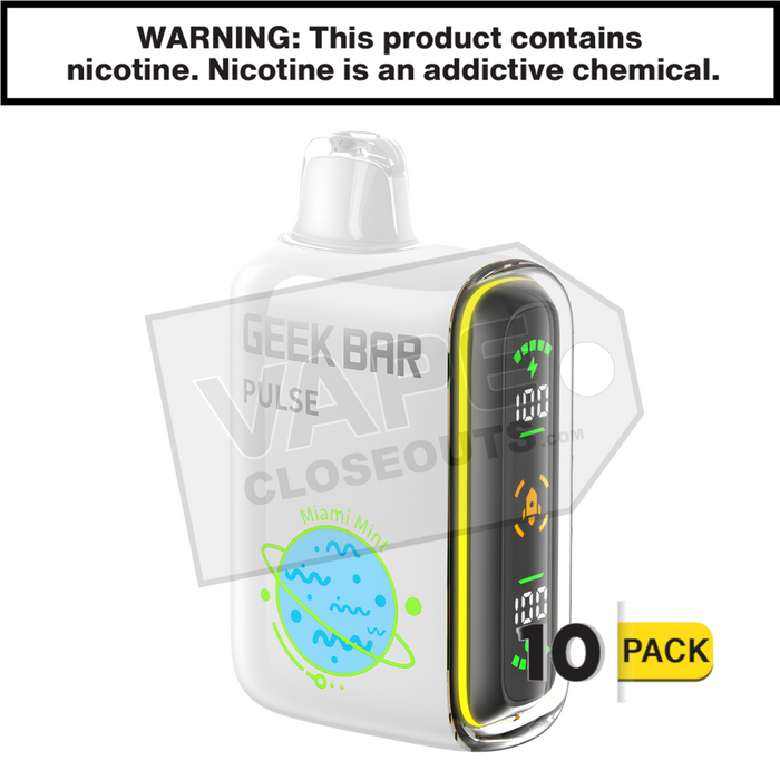 Miami Mint Geek Bar Pulse Disposable Vape Miami Mint Geek Bar Pulse Disposable Vape