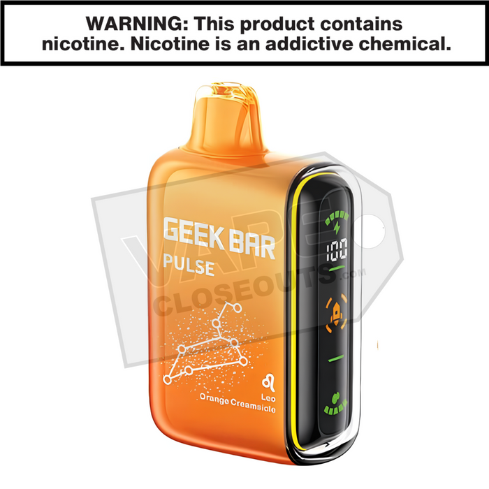 Orange Creamsicle Geek Bar Pulse Disposable Vape Orange Creamsicle Geek Bar Pulse Disposable Vape