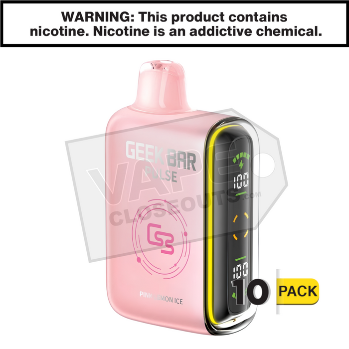 Pink Lemonade Geek Bar Pulse Disposable Vape Pink Lemonade Geek Bar Pulse Disposable Vape