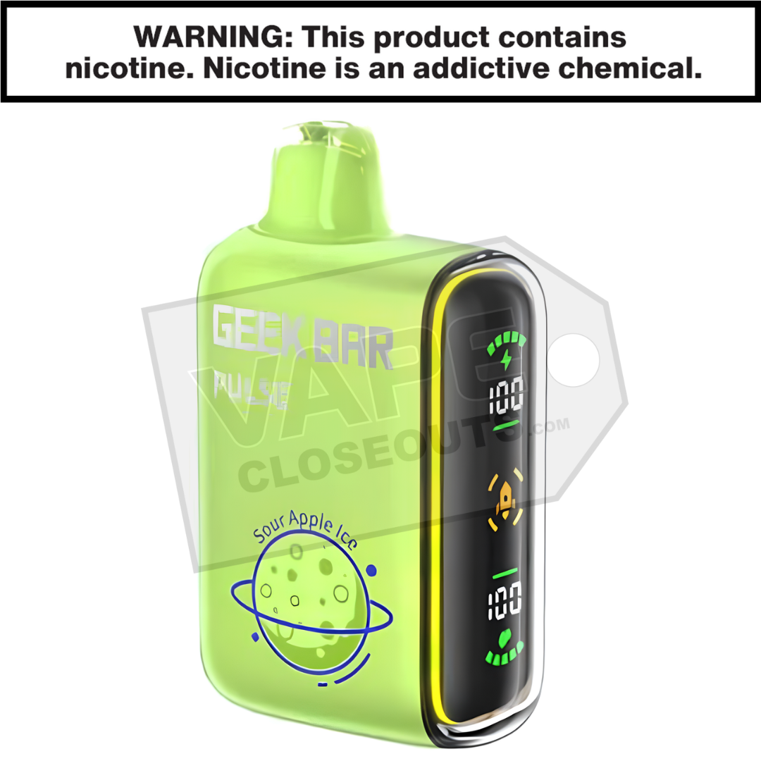 Geek Bar Pulse Sour Apple Ice Disposable Vape