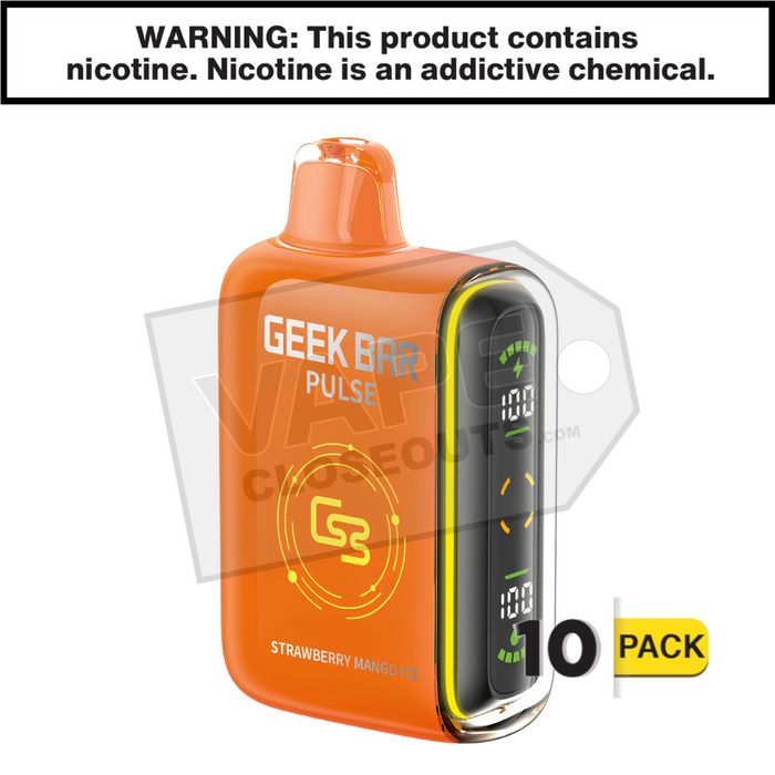 Strawberry Mango Geek Bar Pulse Disposable Vape Strawberry Mango Geek Bar Pulse Disposable Vape