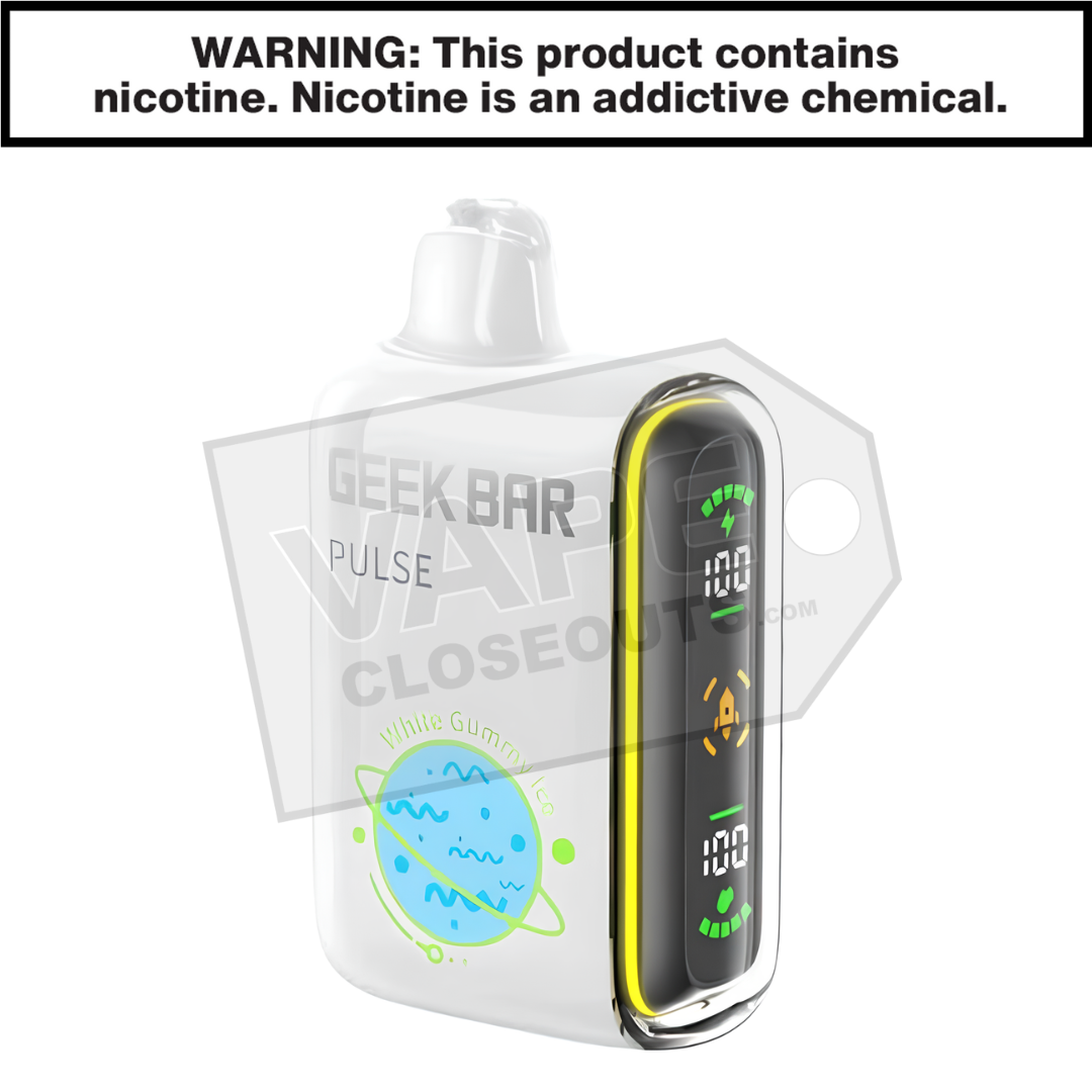 geek bar pulse white Gummy Ice Disposable Vape Blueberry Vape Device Color:Cobalt Blue What to Know About