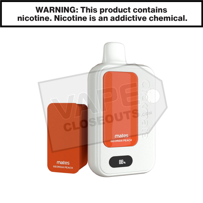 Georgia Peach 7 Daze Clickmate 15000 Disposable Vape Kit Georgia Peach 7 Daze Clickmate 15000 Disposable Vape Kit