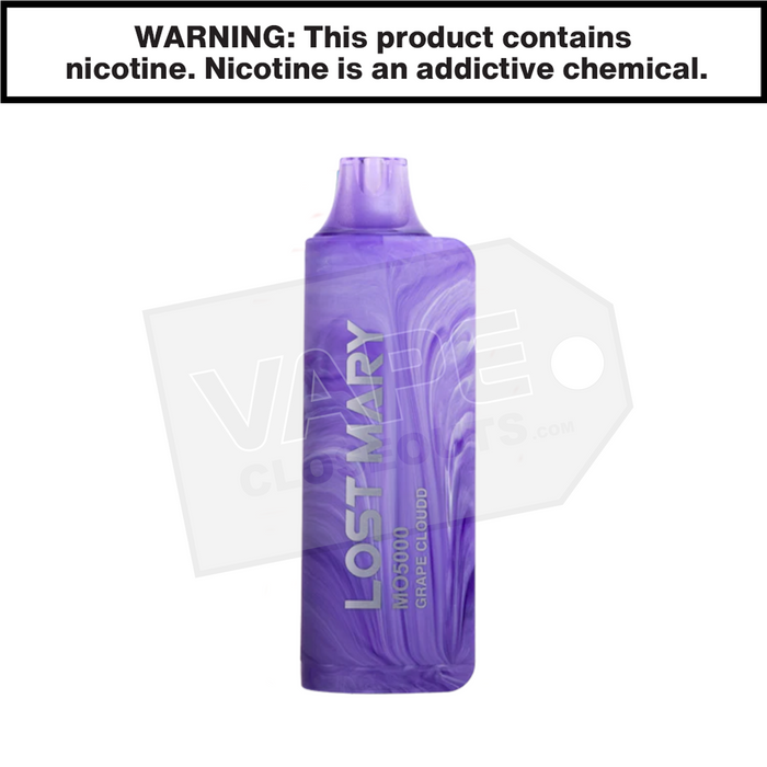 Grape Cloudd Lost Mary MO5000 - LOW PRICE LEADER! Grape Cloudd Lost Mary MO5000 - LOW PRICE LEADER!